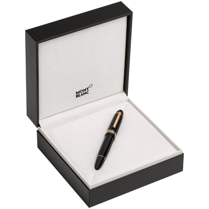 Montblanc, Füller Meisterstück 149 Rotgold plattiert, Schwarz-6
