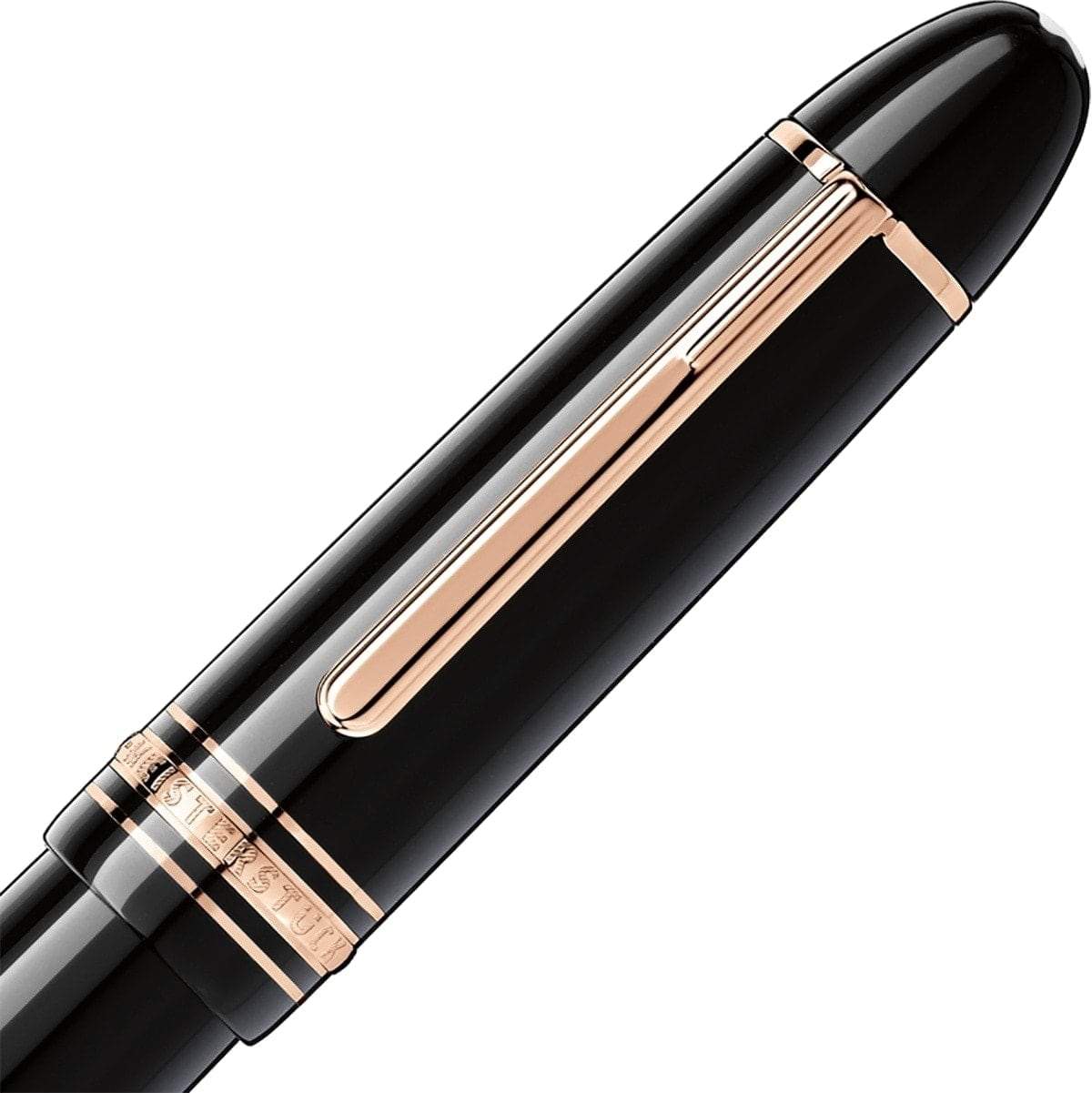 Montblanc, Füller Meisterstück 149 Rotgold plattiert, Schwarz-3