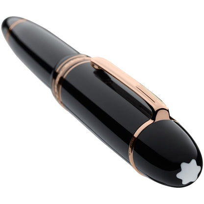 Montblanc, Füller Meisterstück 149 Rotgold plattiert, Schwarz-5