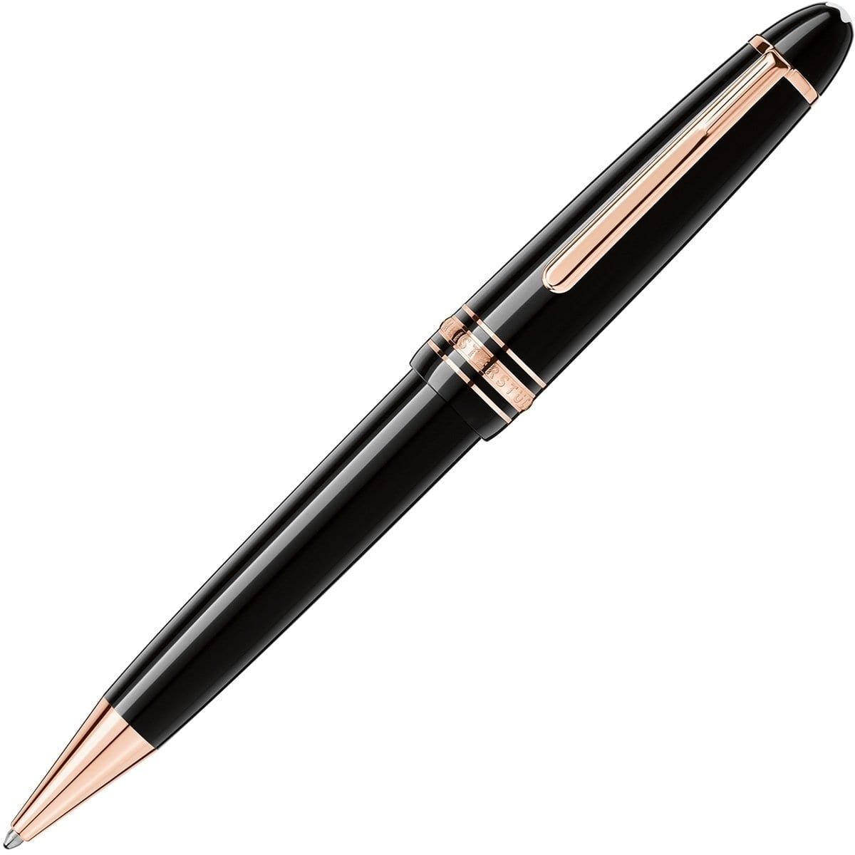 Montblanc, Kugelschreiber Meisterstück LeGrand Rotgold plattiert, Schwarz-1