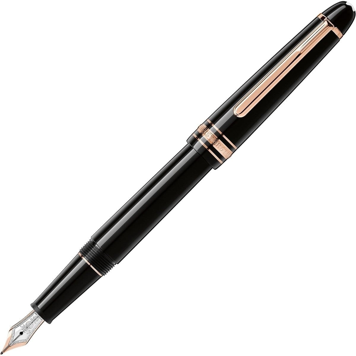 Montblanc, Füller Meisterstück Classique Rotgold plattiert, Schwarz-1