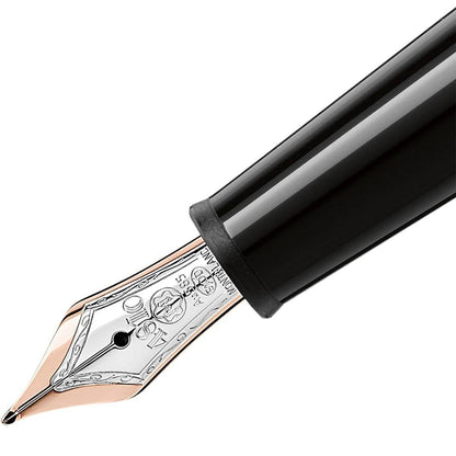 Montblanc, Füller Meisterstück Classique Rotgold plattiert, Schwarz-2