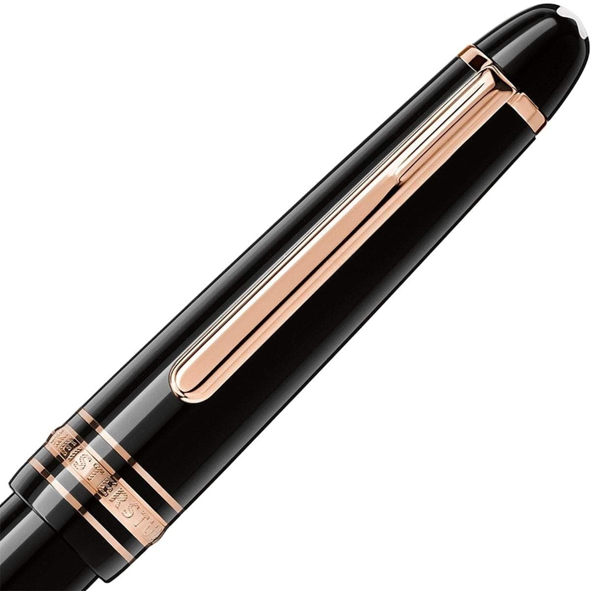 Montblanc, Füller Meisterstück Classique Rotgold plattiert, Schwarz-3