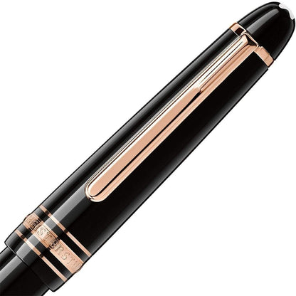 Montblanc, Füller Meisterstück Classique Rotgold plattiert, Schwarz-3