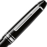 Montblanc, Kugelschreiber Meisterstück Midsize Platin plattiert, Schwarz-3
