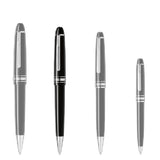 Montblanc, Kugelschreiber Meisterstück Midsize Platin plattiert, Schwarz-5