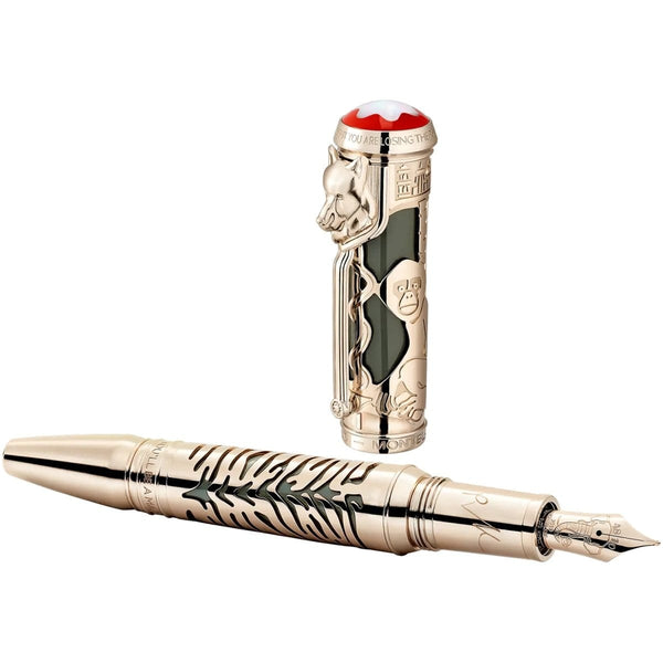 Montblanc, Füller Writers Ed. Homage to Rudyard Kipling, LTD Ed. 1895 Auflagen weltweit, 14K Feder, dunkelgrün