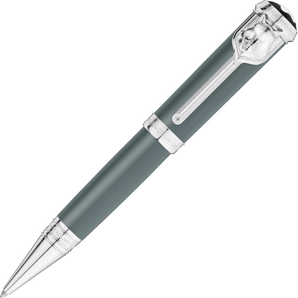 Montblanc, Stylo bille Écrivains Éd. Hommage à Rudyard Kipling, Éd. Spéciale Plume 18 carats, vert foncé