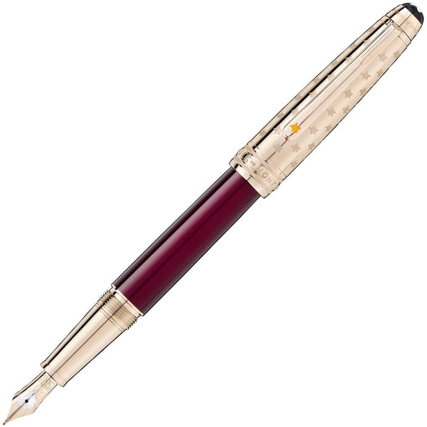 Montblanc, stylo-plume Meisterstück Petit Prince et Planète, 145 Doué Classique, plume 14 K, rouge foncé