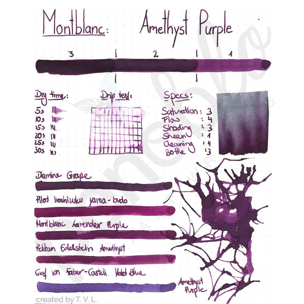 Montblanc, Tintenglas 60 ml, Amethyst Purple, Lila-2
