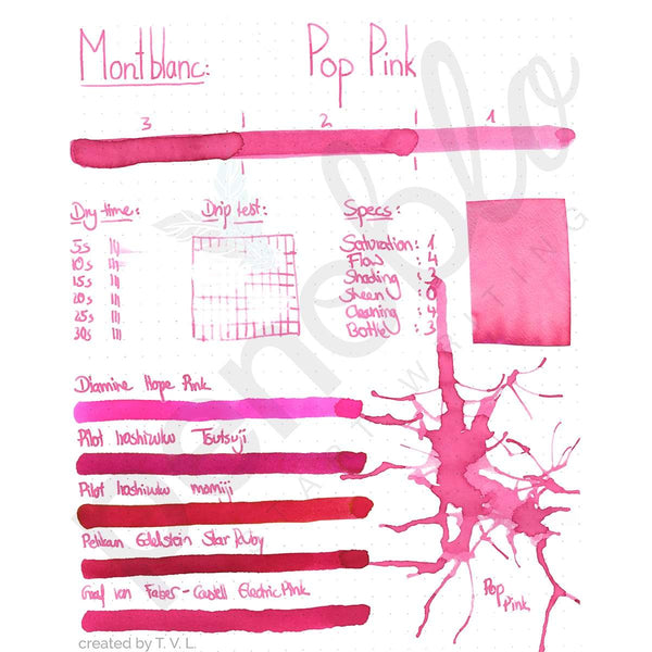 Montblanc, Tintenglas, Pop Pink, Pink-2