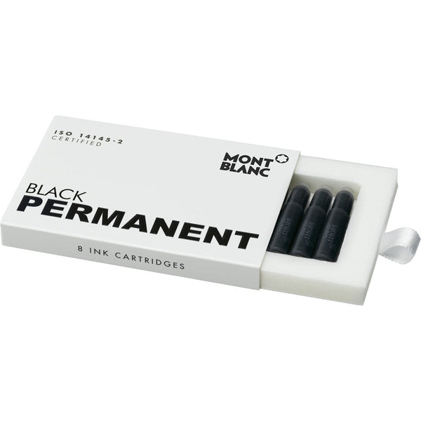 Montblanc, Tintenpatrone, 8 Stück, Permanent Black