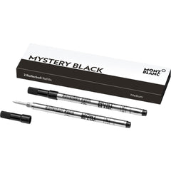 Montblanc, Tintenrollermine, 2 Minen mittel, Mystery Black