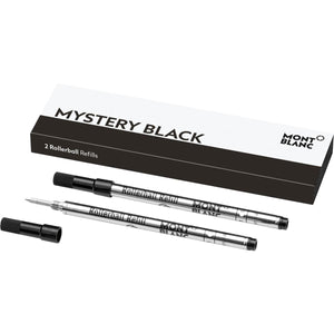 Montblanc, Tintenrollermine Mystery Black, 2x Fein-1