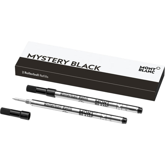 Montblanc, Tintenrollermine Mystery Black, 2x Fein-1