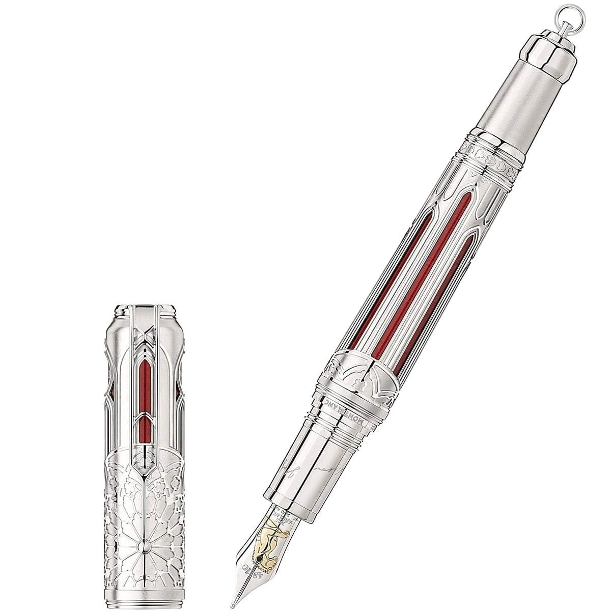 Montblanc, Füller, Writers Edition Hommage to Victor Hugo 1831, silber-4