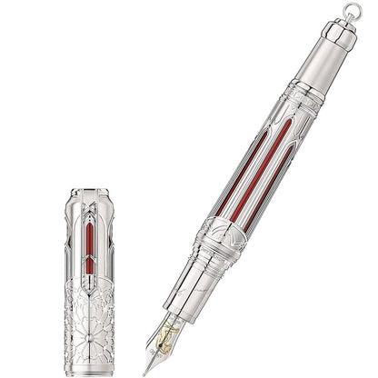 Montblanc, Füller, Writers Edition Hommage to Victor Hugo 1831, silber-4