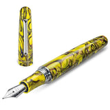 Montegrappa, Füller, Elmo 01, Fantasy Bloom Iris Yellow-4