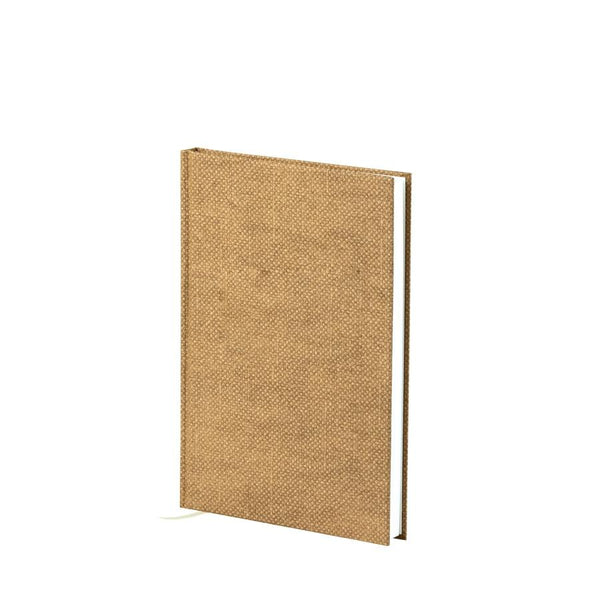 Rössler Boho Sisal Notizbuch A5+ Punktkariert, braun