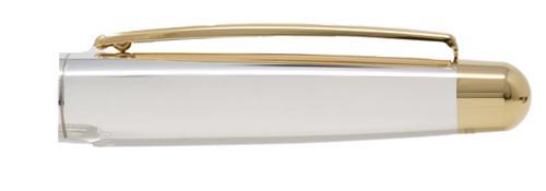 Otto Hutt, Ballpoint Pen Design 02, smooth, yellow gold plated, silver