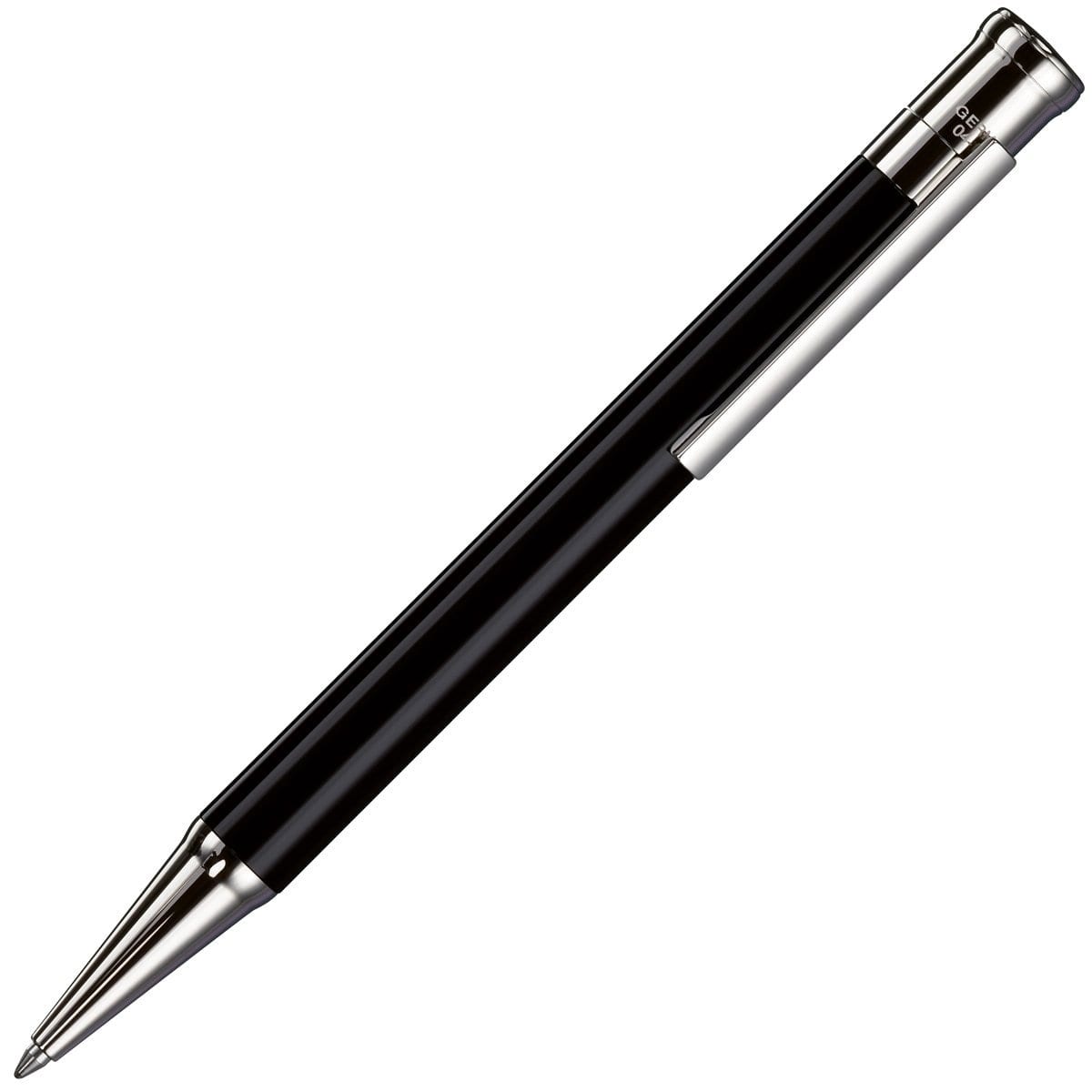 Otto Hutt, Kugelschreiber, Design 04, platiniert, schwarz-1