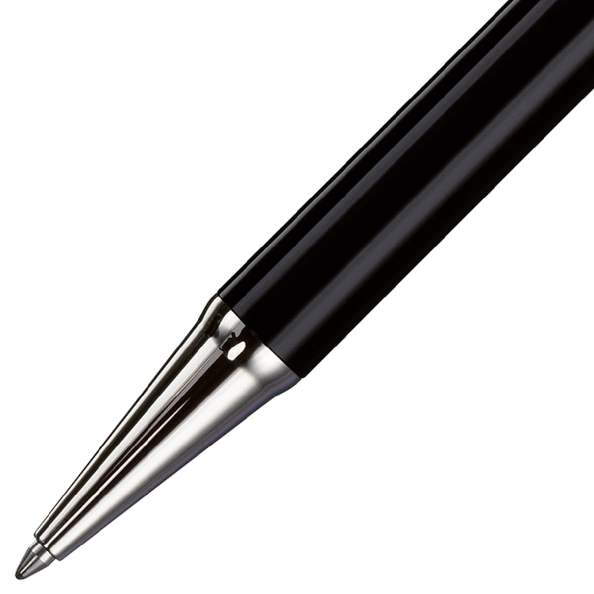 Otto Hutt, Kugelschreiber, Design 04, platiniert, schwarz-2