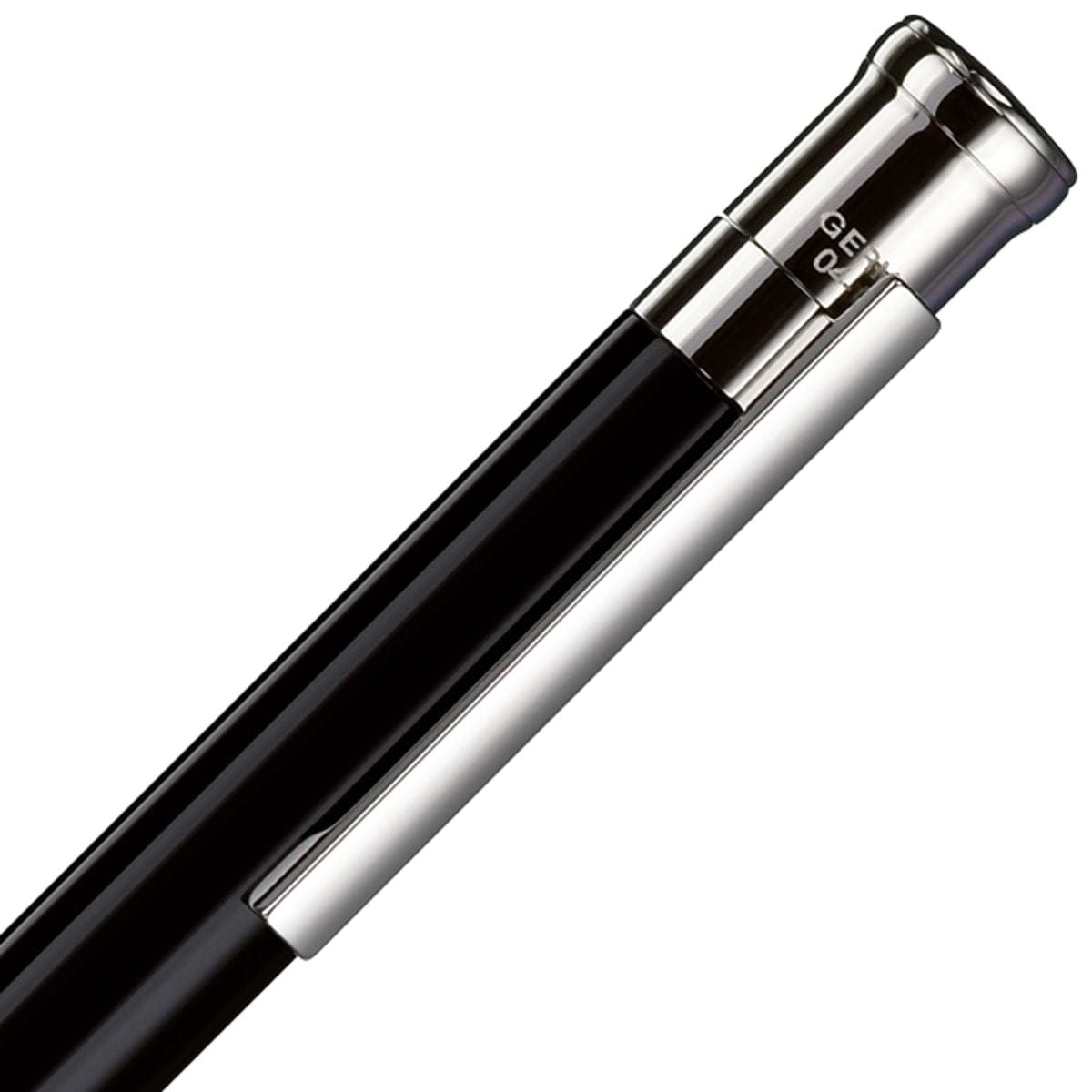 Otto Hutt, Kugelschreiber, Design 04, platiniert, schwarz-3