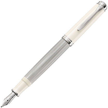 Pelikan, Füller, Souverän M405, Silber-Weiß-1