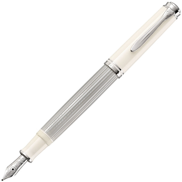 Pelikan, Füller, Souverän M405, Silber-Weiß