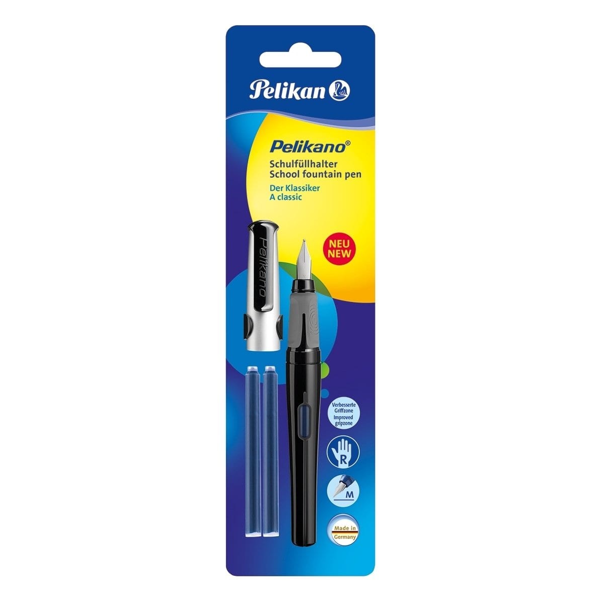 Pelikan, Schulfüller, Pelikano P480 , Schwarz-7
