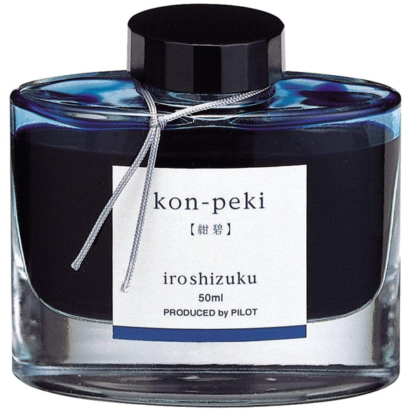 Pilot, Tintenglas, Iroshizuku 50 ml, Kon-Peki Deep Cerulean Blue-1