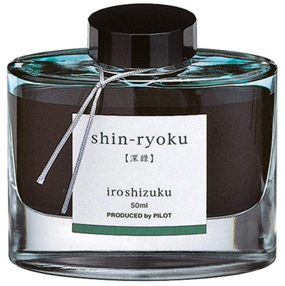 Pilot, Tintenglas, Iroshizuku 50 ml, Shin-Ryoku Forest Green-1