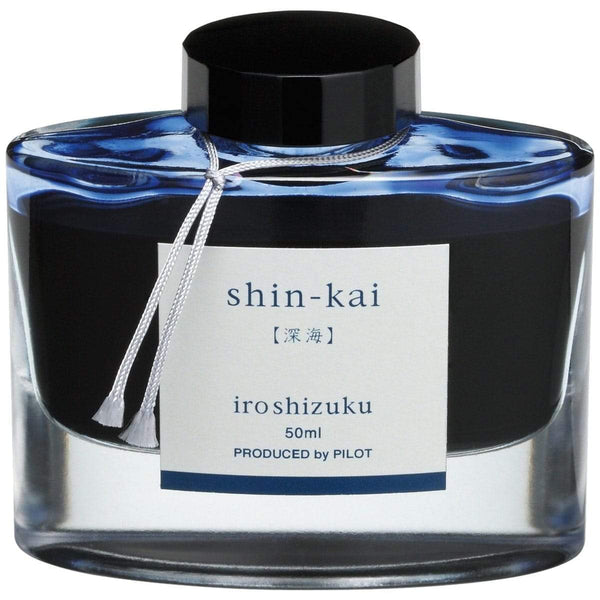 Pilot, Tintenglas, Iroshizuku 50 ml, Shin-Kai Deep Sea-1