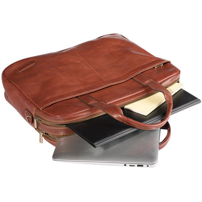 Tony Perotti, Laptoptasche, 2 Fach, Dunkelbraun-3