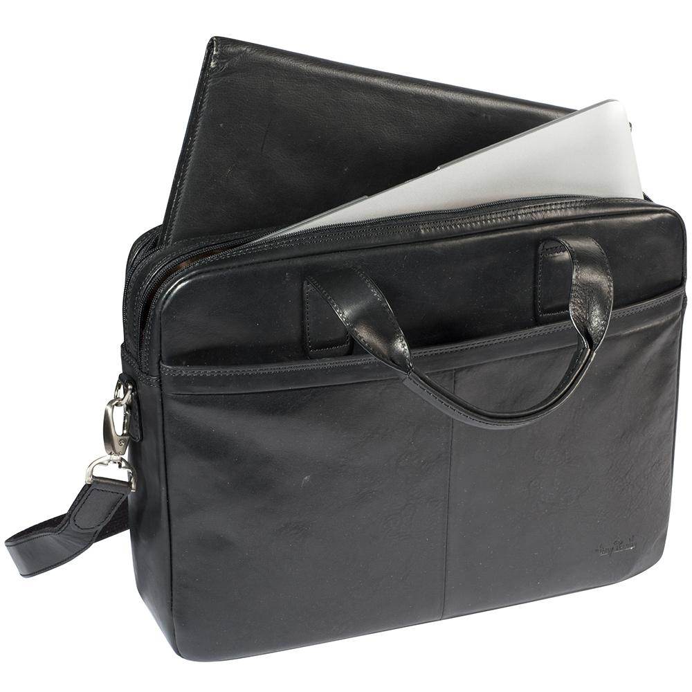 Tony Perotti, Laptoptasche, 2 Fach, Schwarz-2