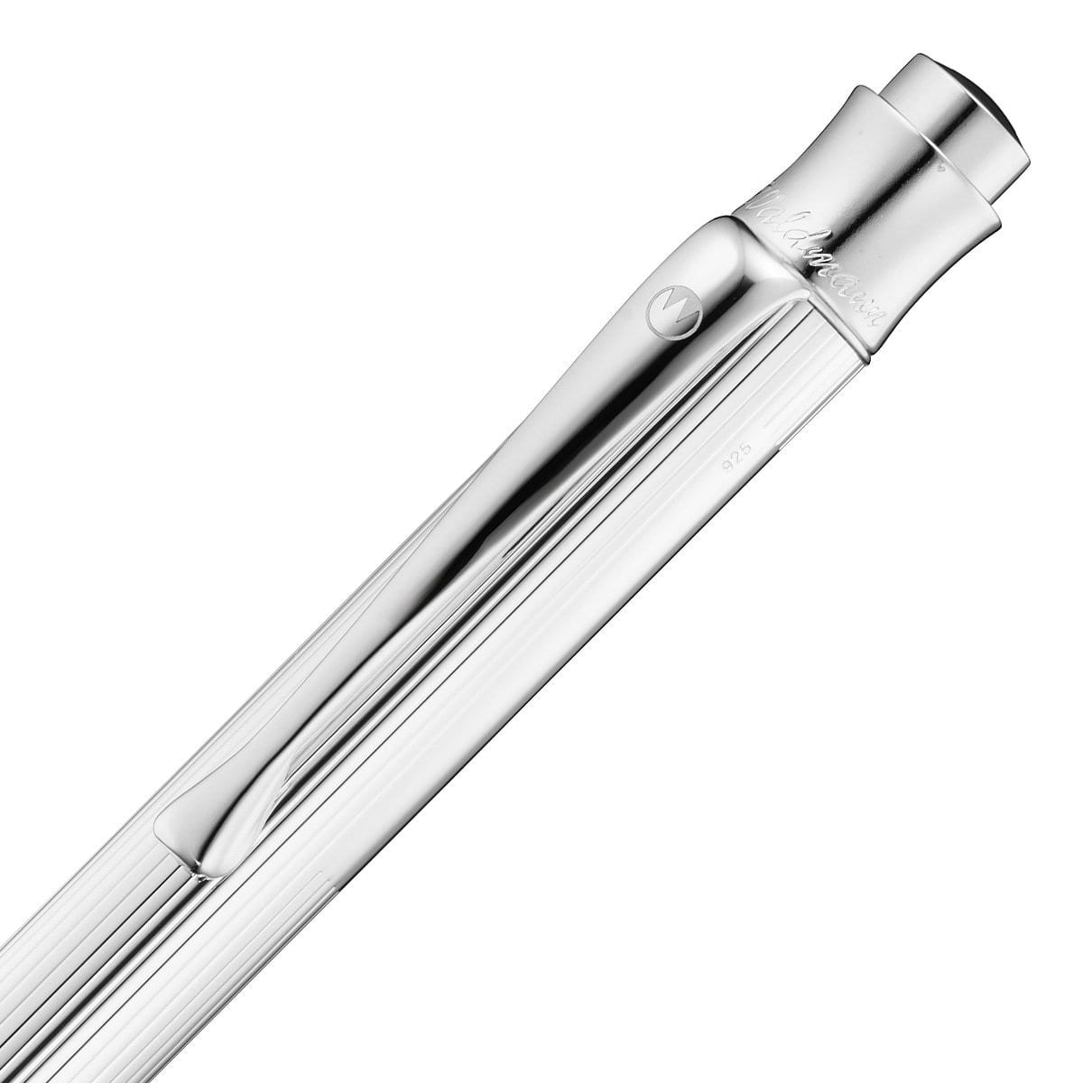 Waldmann, Kugelschreiber, Tango, Linien Design, Silber-3
