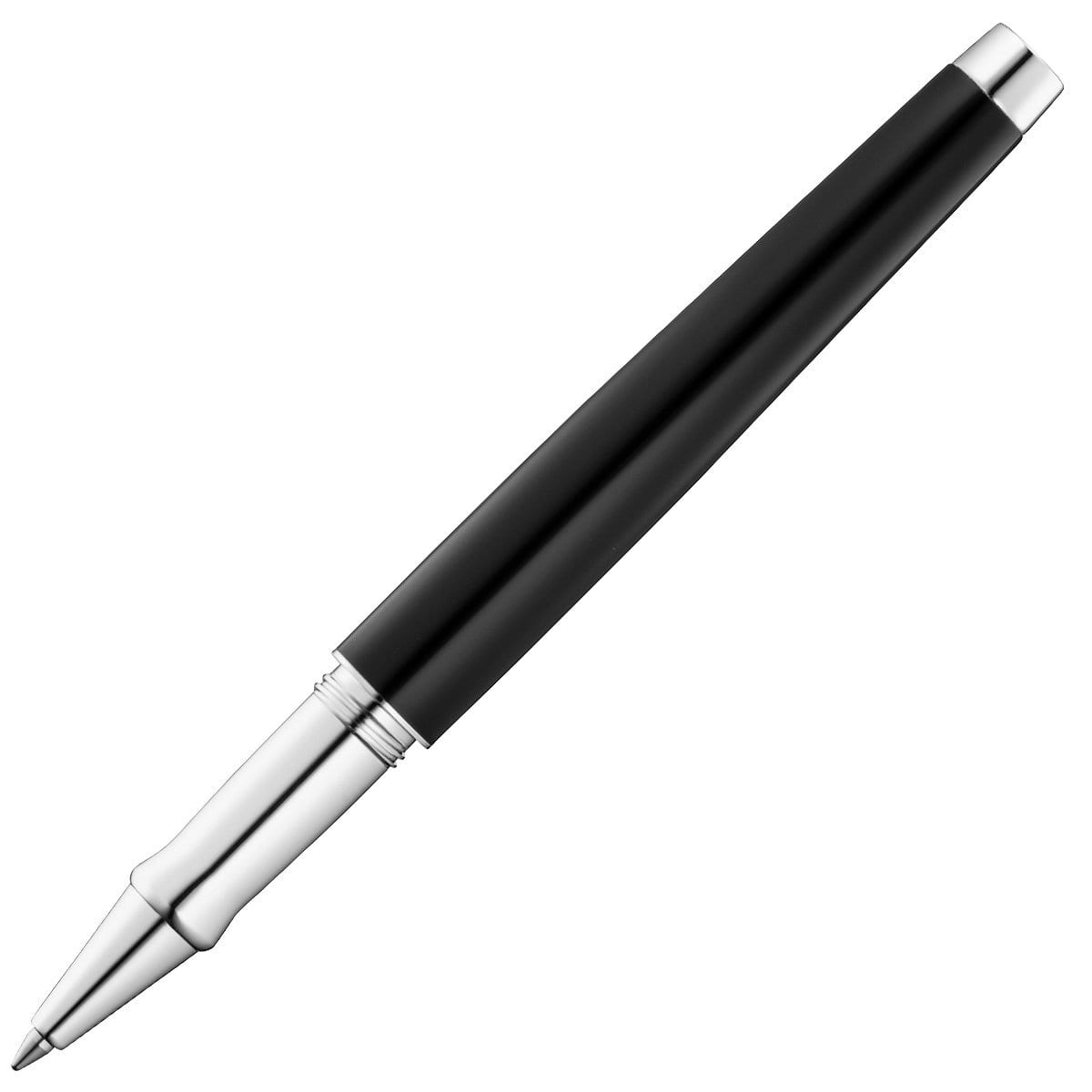 Waldmann, Tintenroller, Tango, Lack Schwarz Ring Design-1