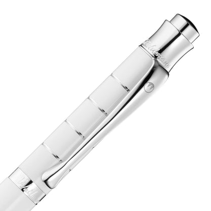 Waldmann, Kugelschreiber, Tango, Lack Weiß Ring Design-3