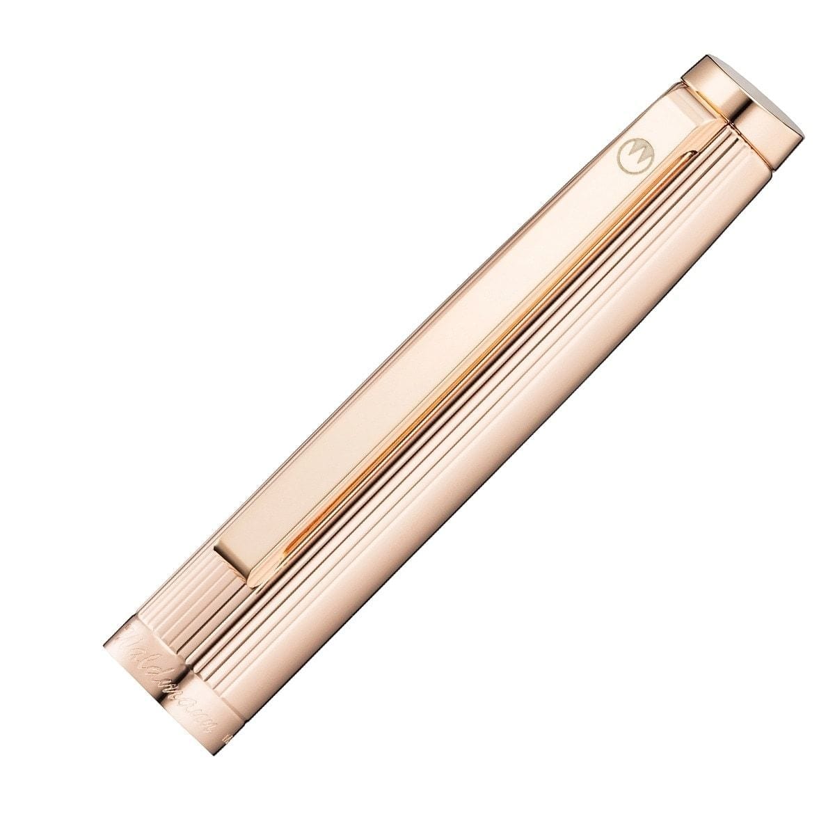 Waldmann, Füller, Tuscany, Linien Design Rosegold PVD Schoko-3