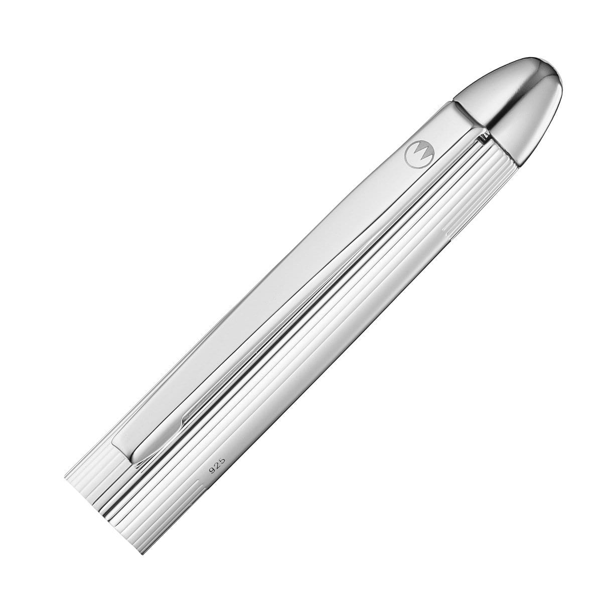 Waldmann, Füller, Pocket, Linien Design, Silber-3