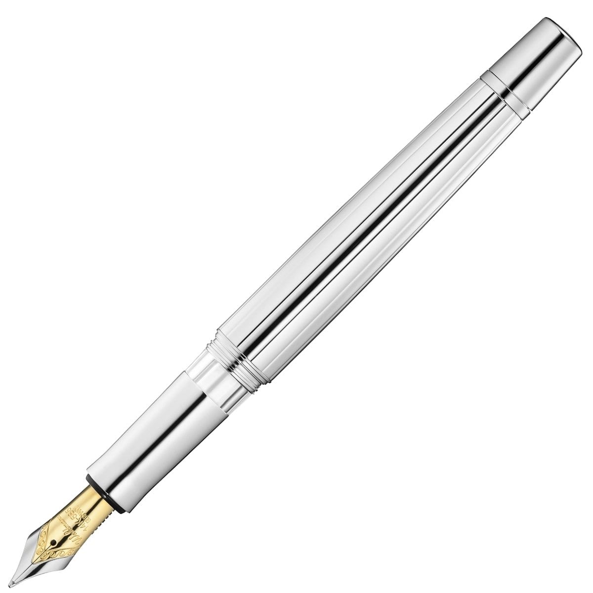 Waldmann, Füller, Manager, Linien Design, Gold, Mittel-1
