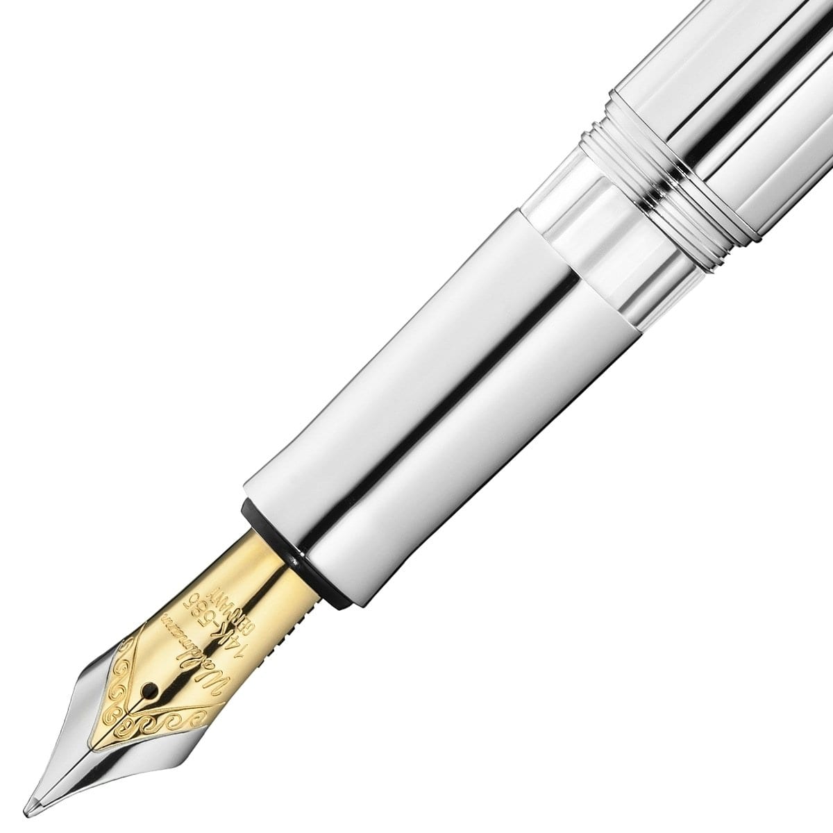 Waldmann, Füller, Manager, Linien Design, Gold, Mittel-2