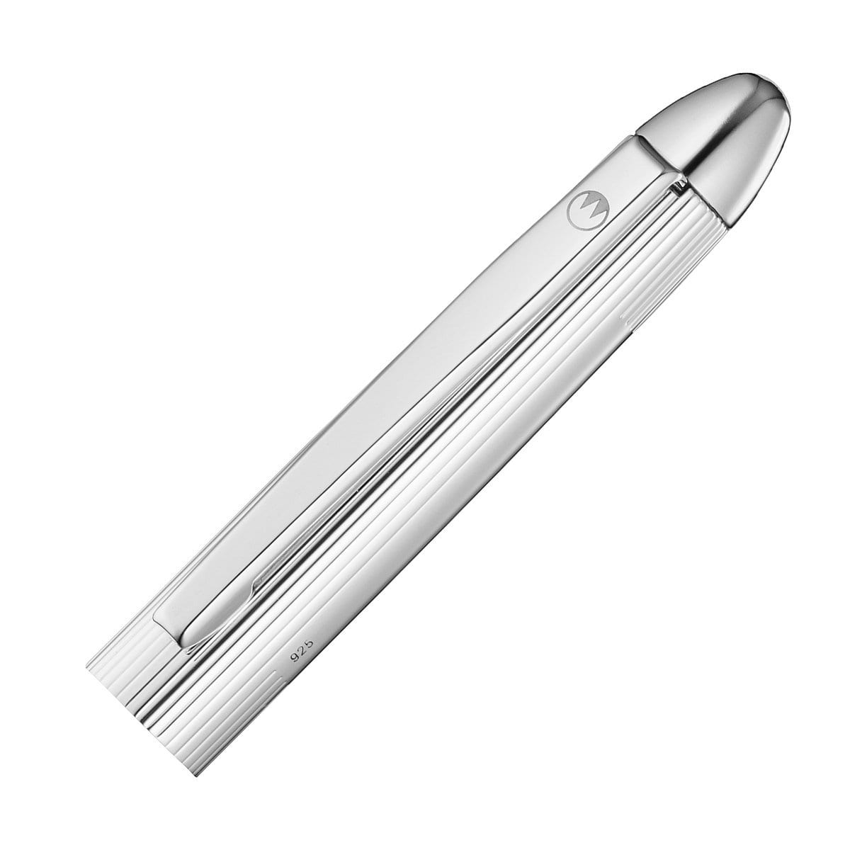 Waldmann, Füller, Pocket, Linien Design, Silber, Gold-3