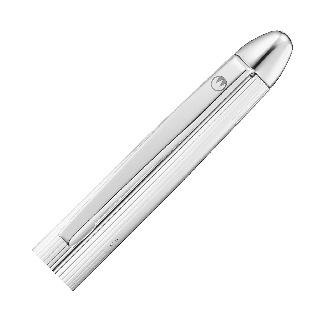 Waldmann, Füller, Pocket, Linien Design, Silber, Lack Schwarz, Gold-3