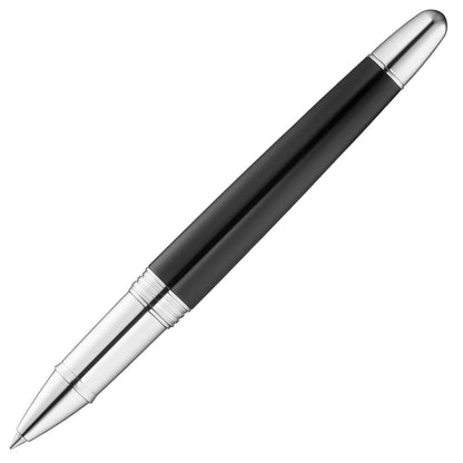 Waldmann, Tintenroller, Précieux, Lack Schwarz, wellenförmiger Diamantschnitt-1