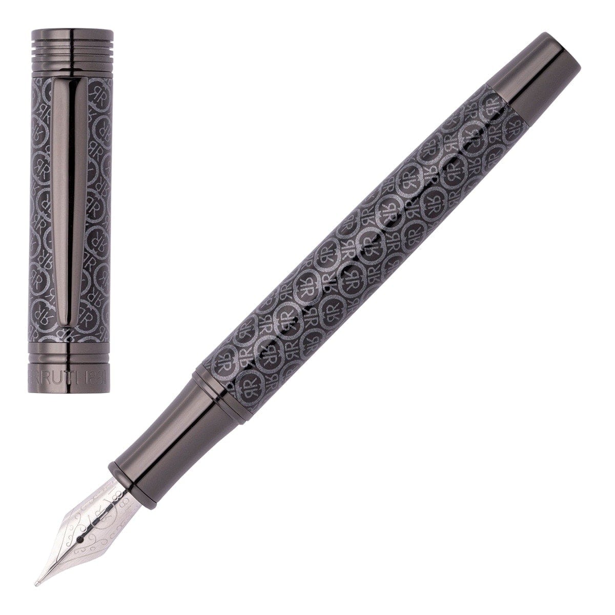 Cerruti 1881 Füller Logomania grau-4