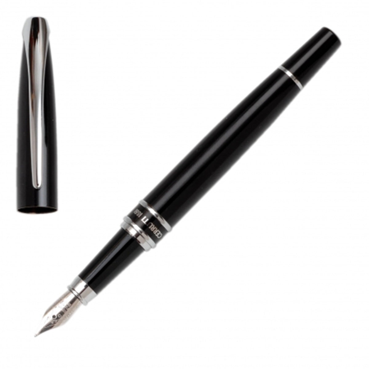 Cerruti 1881 Füller Silver Clip schwarz-1