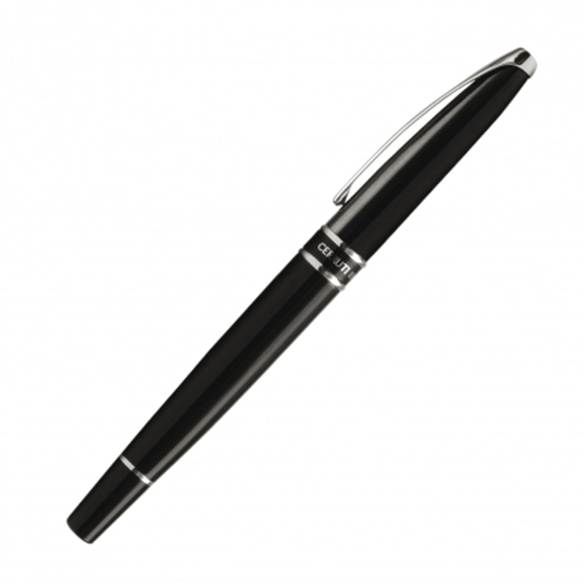 Cerruti 1881 Füller Silver Clip schwarz-2