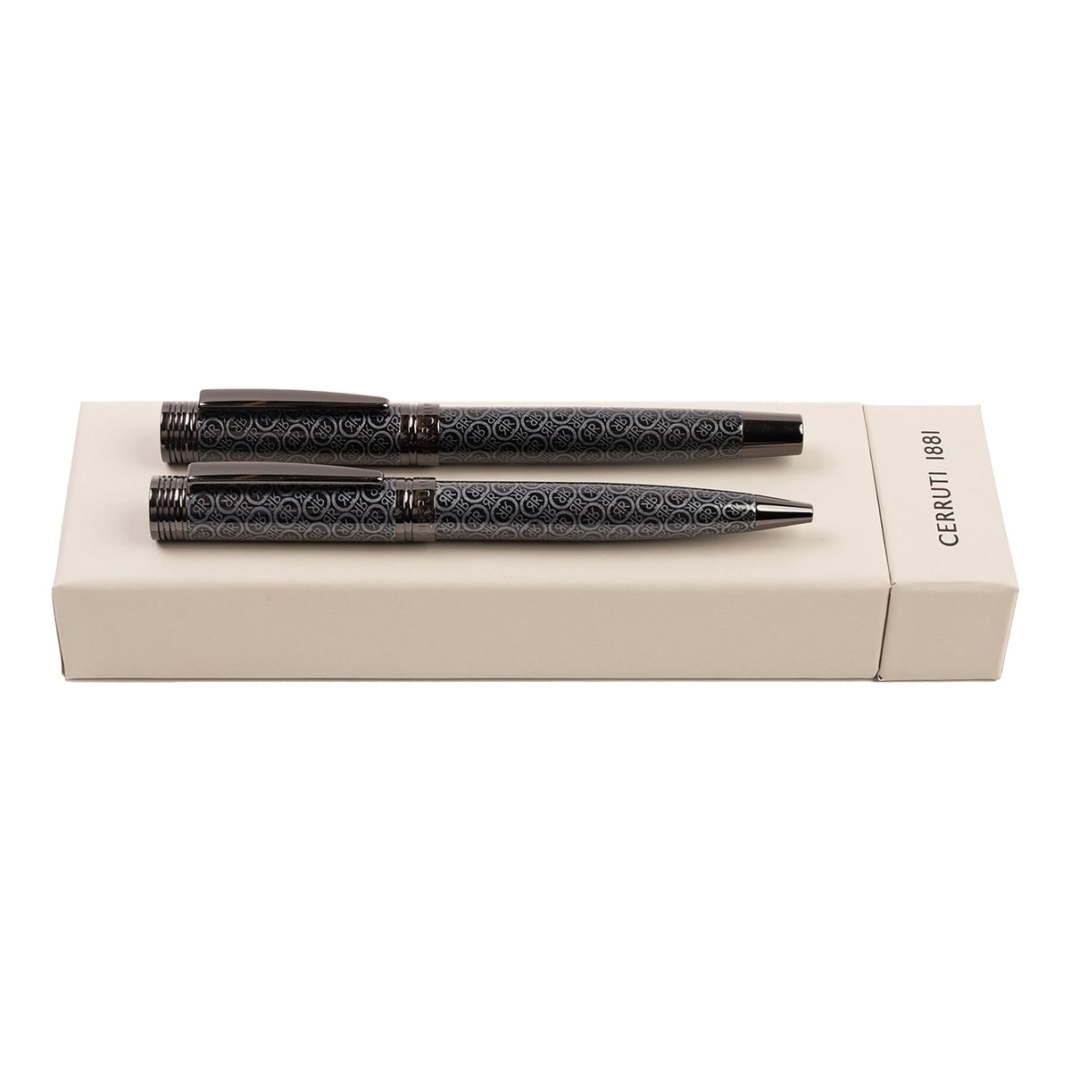 Cerruti 1881 Kugelschreiber / Tintenroller Logomania grau-1