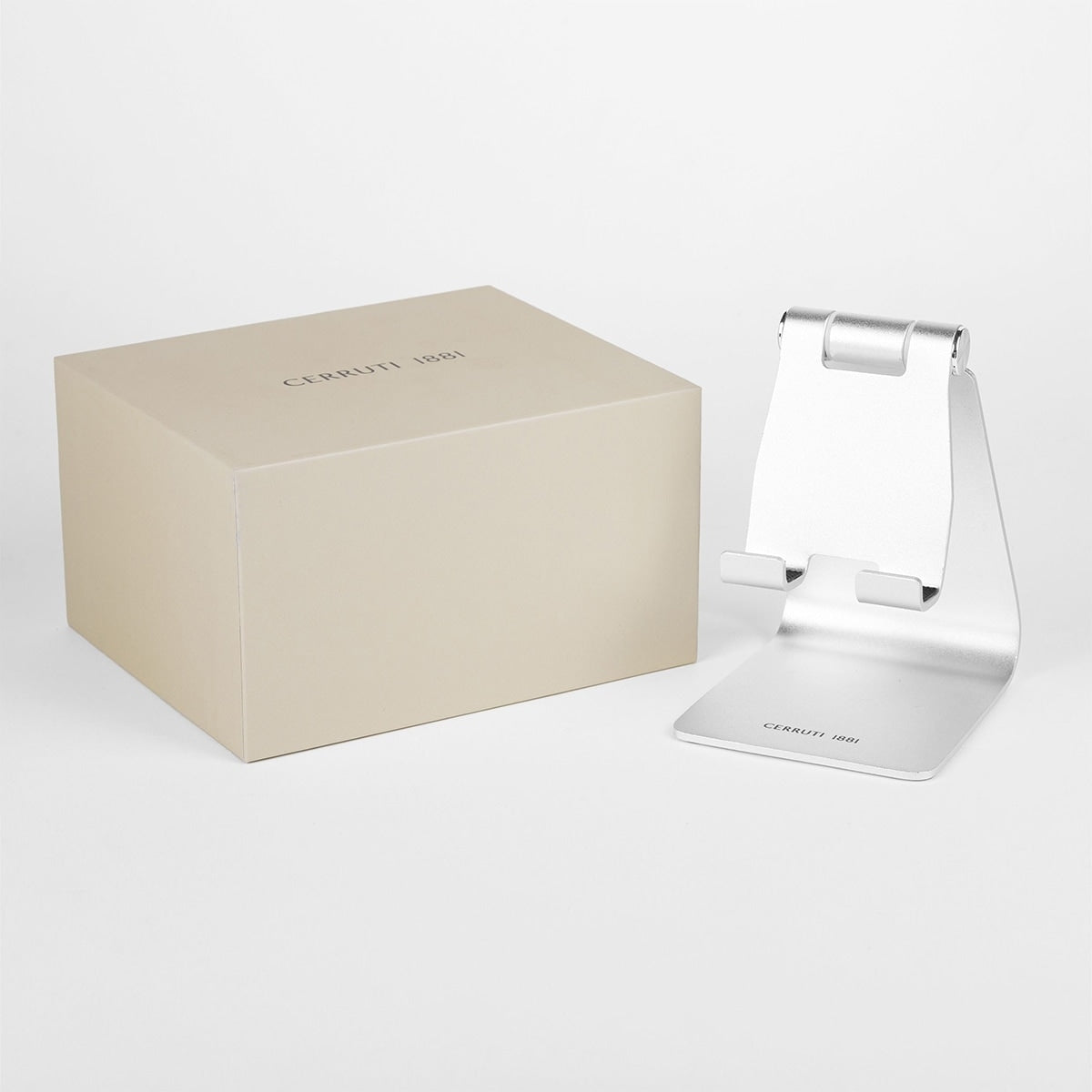 Cerruti 1881 Handyhalter Block silber-5
